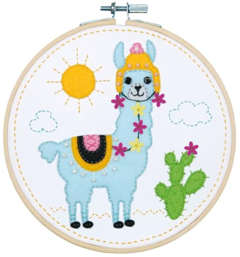 Vervaco Llama Felt Applique KIT