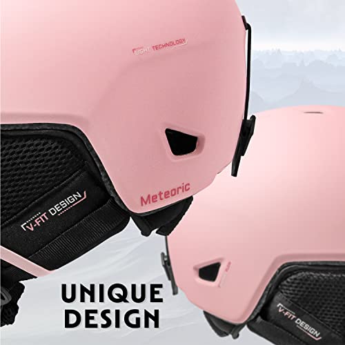 Stomp Ski & Snowboarding Snow Sports Helmet For Men & Women With Removable & Washable Liner And Ear Pads, Ce & Astm Certified (Matte Pink, Medium) #TOP4