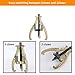 TIANAOKEJI 3-Jaw Gear Puller, 2/3-Jaw Puller with Reversible Jaws for Removal of Pulley Flywheel Bearing Puller Tool Separate Lifting Device (3inch)