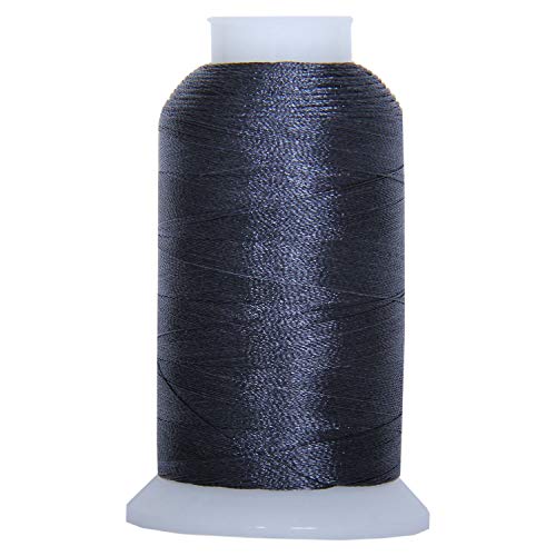 Image of ThreadArt Polyester Machine Embroidery Thread, 1000M 40wt, Charcoal 1241