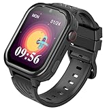 garett Orologio intelligente per bambini e ragazze ragazzi - 1,83″ - Face Unlock - GPS GEO Recinzione videochiamata - Essa 4G Blu