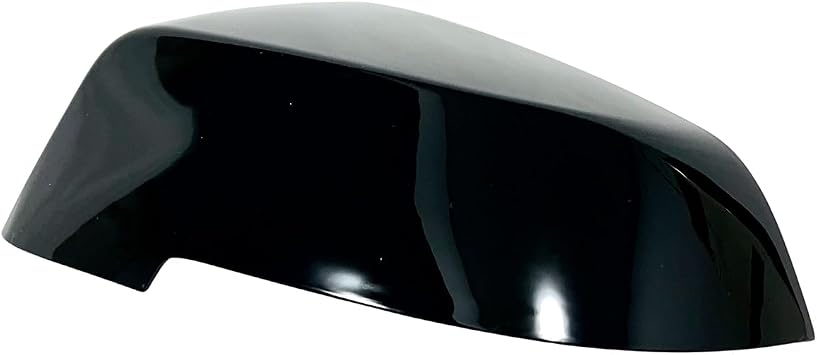 CAMIL Glossy Black Side Mirror Cover, Rearview Wing Mirror Cap for BMW F10 5 Series Facelift/F07 5 Series GT/F06 6 Series/F01 7 Series Facelift Models Left Driver Side