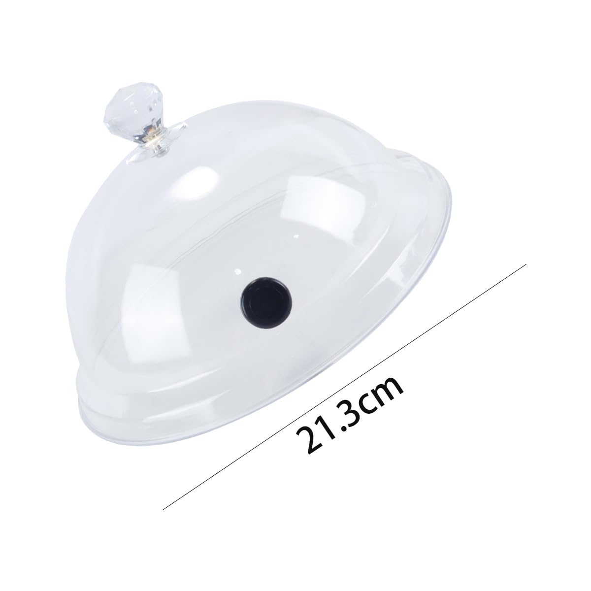 WANGCL 2 cubiertas para campanas de ahumado, accesorios acrílicos transparentes, tapas para ahumadores, placas de infusión, cuencos y frascos.