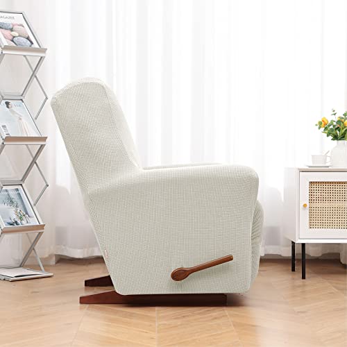 Kekuou Recliner Chair Covers Lazy Boy Recliner Covers Stretch Couch Cover Slipcovers 1 Piece Furniture Protector With Elastic Bottom For Dog,Kids.(Recliner, Beige) #TOP2