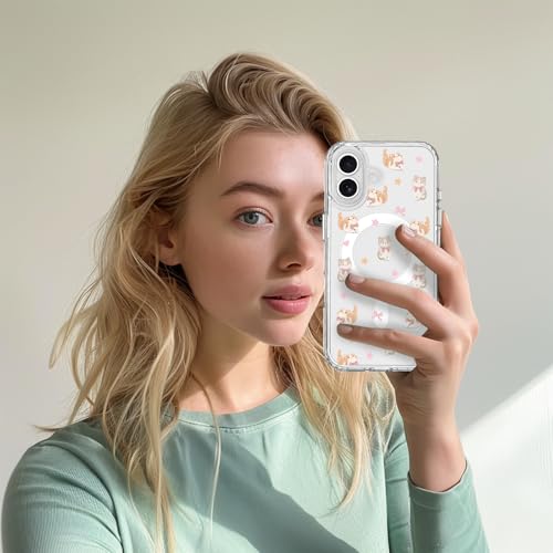 BlHMCASE for iPhone 17 Pro Max Case | Cute Kitten Bow Magnetic Phone Case - image 3