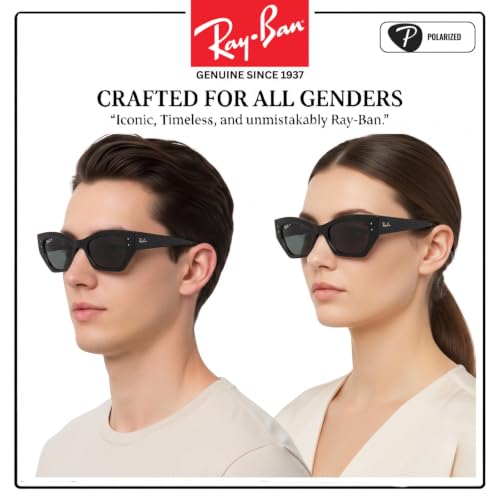 Image of Ray-Ban RB4430 ZENA BIO-BASED Shape Sunglasses with Official Eyewear Kit