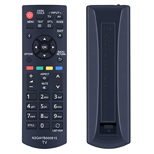 TCNOUMT N2QAYB000816 Remote Control Compatible for Panasonic Viera LCD TV TX-L19XM6E TX-L24XM6E TX-L32EM6B TX-L42B6E N2QAYB000815 TV Remote Control Alternative