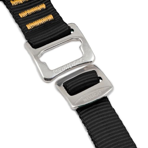 Kurgo TRU-Fit Leine, Halsband Hund, No Pull Hundegeschirr, Frontclipfunktion für Training & Hundegurt fürs Auto, Hunde Zubehör. Schwarz, Größe: L (groß)