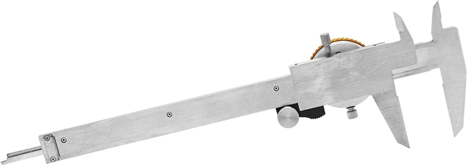 150 mm 0.01 mm Dial Vernier Caliper Metric Gauge Double Shock-Proof Stainless Steel Precision Vernier Calipers Measuring Tools