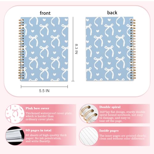 Notebook bluebow QUICQOD 714 : carnet de notes bleu élégant