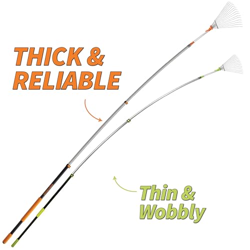 1.2-3.7m Telescoping Roof Rake with Extension Pole - Image 3
