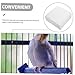 BESPORTBLE 300Pcs Bird Cage Liners Urine Pads for Parrots Cage Cushion Mat Non Woven Fabric Easy to Use Fits Bird Cages Clean Convenient
