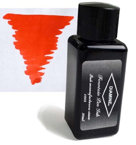 Diamine Fountain Pen Bottled Ink, 30ml - Wild Strawberry by Diamine