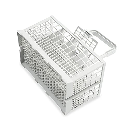 Der Original 2 in 1 universal Besteckkorb für ALLE Spülmaschinen | stabile Steckverbindung | teilbar | variabel platzierbar | 23 * 8,5+4,5 * 13,5cm | hitzebeständiger verstärkter Kunststoff