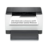 HP LaserJet M207dw Laserdrucker Schwarzweiß, Schneller beidseitiger Druck, Dual-Band Wi-Fi, USB, LAN, Smart App, LED Bedienfeld