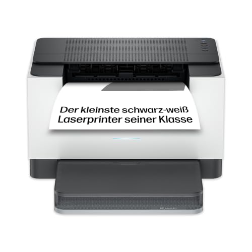 HP LaserJet M207dw Laserdrucker Schwarzweiß, Schneller beidseitiger Druck, Dual-Band Wi-Fi, USB, LAN, Smart App, LED Bedienfeld