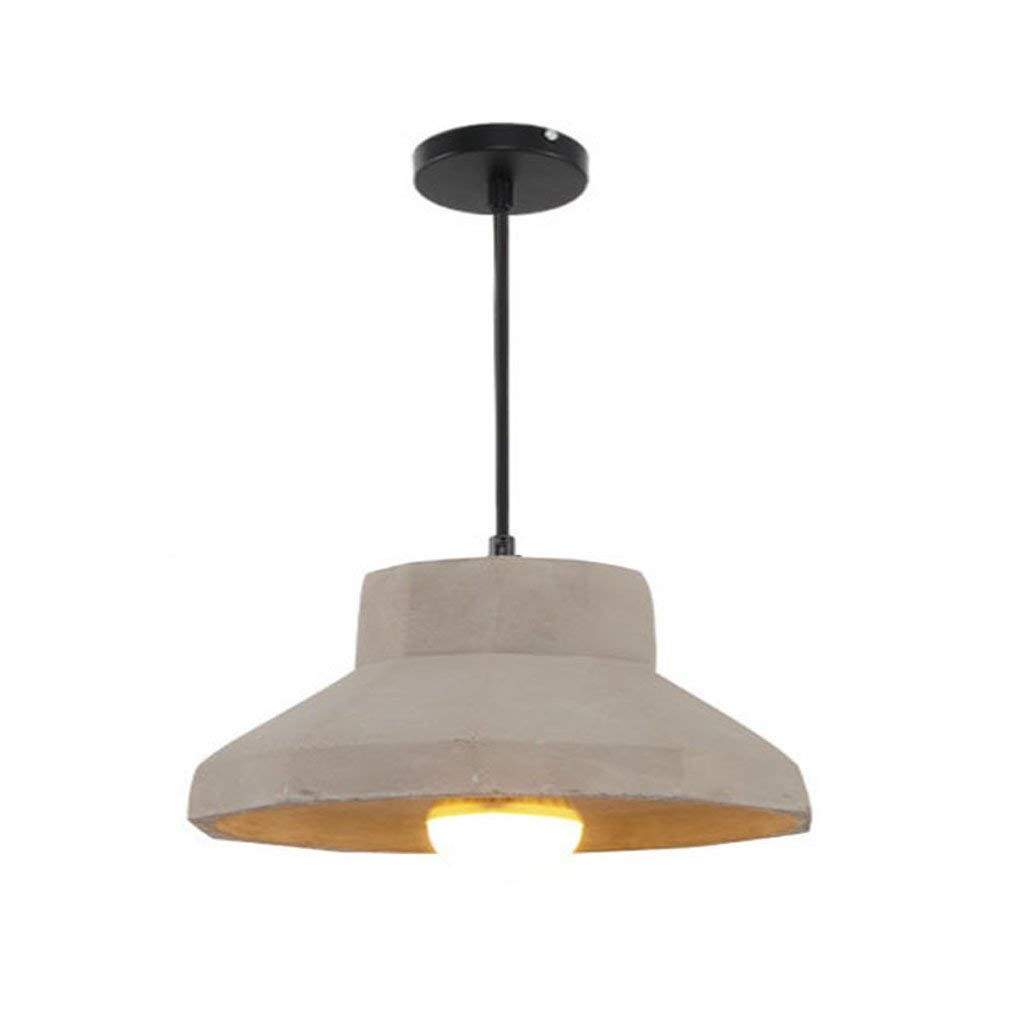 Chandelier - Creative Personality Single Head Cement Chandelier (15Cm * 15Cm) Default Warm Light,D-Warm Light Decoration