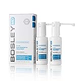 BosleyMD Men's Minoxidil No-Mess Sprayer, Extra Strength, 2 fl oz (2 Count)