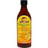 Emulsion de Scods Naranja Cod Liver Oil Emulsion Orange 200ml Vitamin A + D + E & B1