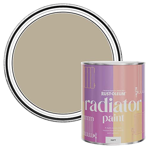 Rust-Oleum Cream Radiator Paint in Matt Finish - Featherstone 750ml