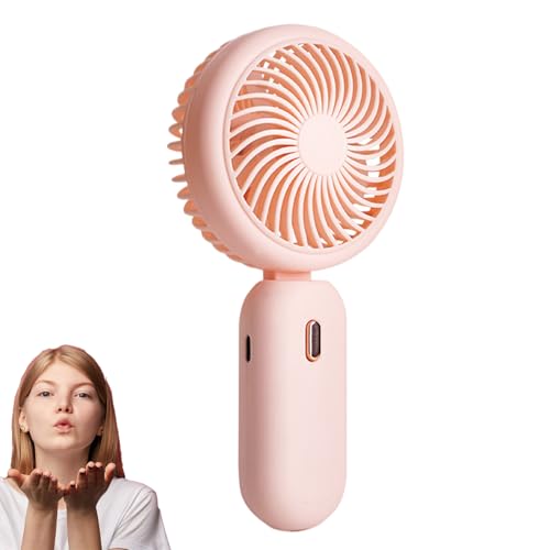 Ventilador Personal Plegable | Recargable Ventilador Personal Gran Para Viaje | Ideal para Viaje 3 Velocidades para Flujo de Aire Fuerte Compacto y Práctico Accesorio para Deportes y Juegos E