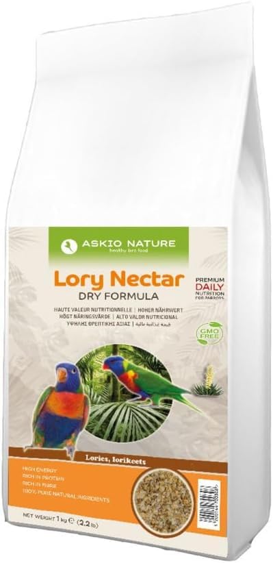 Parrot Essentials Askio Nature Natural Lory Nectar Parrot Food Blend - 1Kg