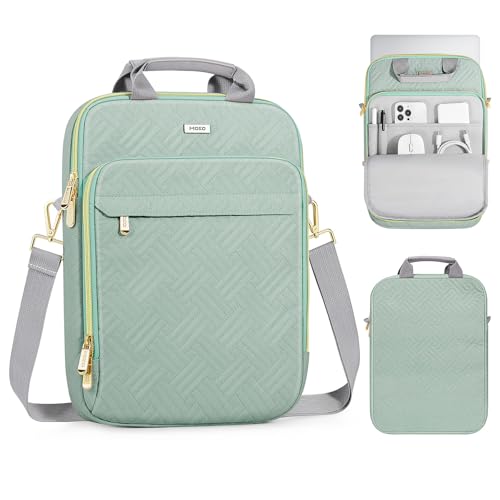 MoKo 13-14�C���` �p�t�@�[ ���b�v�g�b�v �X���[�u�o�b�O 13�C���` Mac Air/Pro 14�C���` MacBook Pro M4/M3/M2/M1�p �\��13.8�C���` �p�t�B�[ ���b�v�g�b�v �L�����[�P�[�X �n���h��&�V�����_�[�X�g���b�v