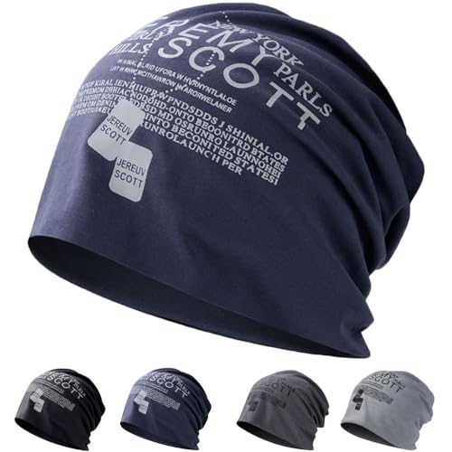 WONEY ニット帽 メンズ レディース 春 夏 秋 薄手 ニットワッチ ビーニー ニットキャップ 大きいサイズ 帽子 ストレッチ性 通気性 蒸れにくい ぼうし UV 紫外線 柔らかい シンプル おしゃれ 男女兼用