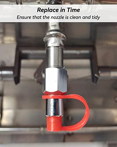 TIKSCIENCE Rubber Blow Off Caps Fire Suppression Nozzles Fit for Ansul R102 Piranha Industrial Kitchen Suppression Vent A Hood Systems Grease Caps Kit, 20 Caps