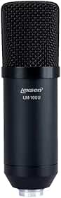 Microfone Condensador Lexsen LM-100U USB + tripé