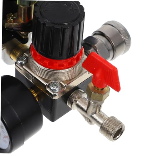 Interruptor de presión para compresor de aire industrial con manómetro 4