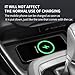 ZENGZJCX Wireless Charging Anti-Slip Mat for Sub@ru Crosstrek Accessories(Premium/Sport/Limited/Wilderness), Black Silicone Protective Pad for 2025 2024 Sub@ru Crosstrek Accessories
