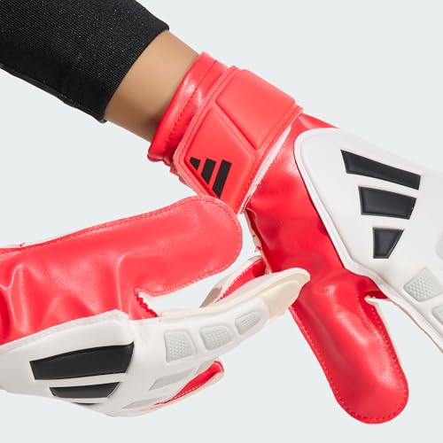 adidas Unisex Goalkeeper Glove Training JUNIOR, Lucid red/Zero met./Black, 3