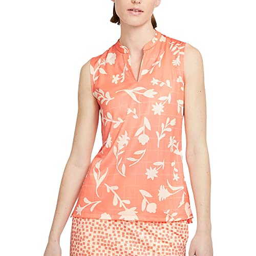 Polo femme Nike avec imprimé floral élégant pour vos parcours d'été