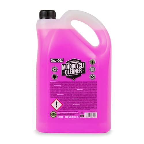 Muc Off Motorrad Reiniger mit Nano Technologie 5 L Moped Zwei Rad Fahrrad Reinigung Putzmittel, 667