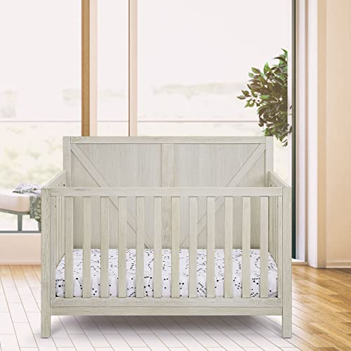 Pvillez Crib, Baby Cribs 4 In 1 Convertible, Natural Wood Baby Crib, Baby Bed, Cribs For Babies, Greenguard Gold Certified #TOP3