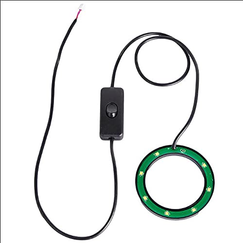 Milling machine spindle lamp,machine tool lamp,voltage 24V ID50mm LED waterproof working lamp ring lamp engraving machine spindle lamp vertical light source no shadow LED machine tool working lamp