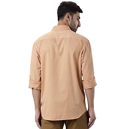 Image of Indian Terrain Printed Cotton Slim Fit Mens Casual Shirt