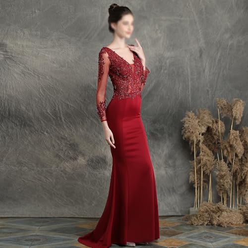 Robe de soirée de banquet 4XL coupe ample confortable - 5