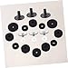 SUPVOX 21pcs Drum Silencer Pads Kit Felt Pad Drum Washers for Drumsticks Protection
