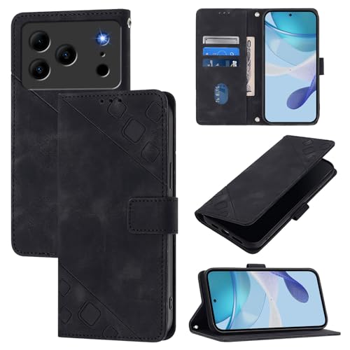 �X�}�z�P�[�X �Ή��@�� for Doogee Note 56 (Pro) / Note 56 Plus ���C�N���X�v�J�[�h�X���b�g�t���b�v�X�^���h�E�H���b�g�J�o�[ Black