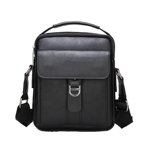 Sac à bandoulière en cuir pour homme, grand fourre-tout décontracté d'affaires