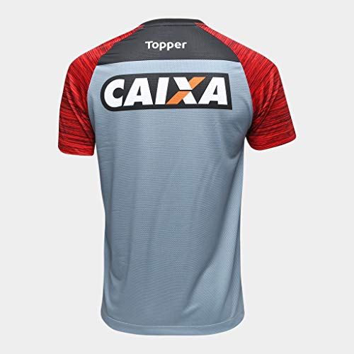 Camisa Vitória de Treino Atleta Topper 2018 Cinza 4201633-167 (GG)