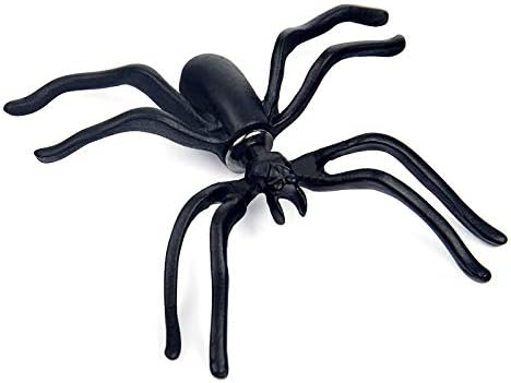 ハロウィン飾り 黒蜘蛛ピアス ペア 夜店いたずら前後付けピアスパンクハロウィンアクセサリー虫モデル