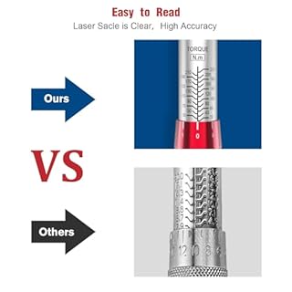 VANPO Chiave Dinamometrica 1/2'', 20-220 Nm Auto e Moto Chiavi Dinamometriche Set,Precisione ± 3%, Kit di Manutenzione con 75mm e 125mm Barra di Prolunga e 5 Bussole 17mm, 19mm, 21mm, 23mm, 24mm