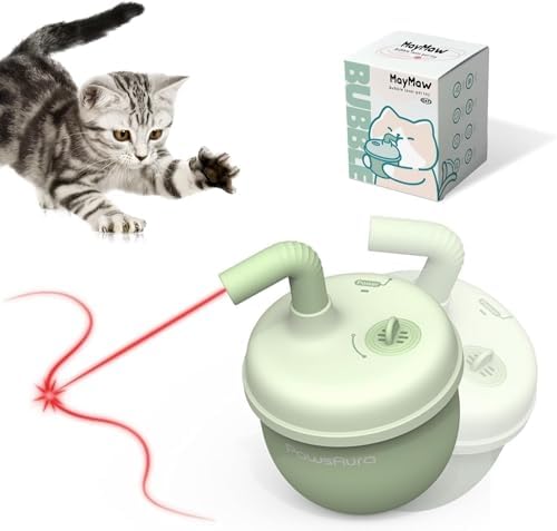 Automatic Laser Cat Interactive Toy - Self-Balancing 360° Auto-Sp...