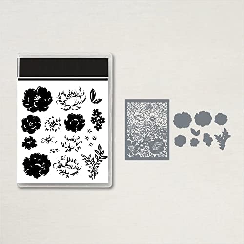 Stamps and Dies for Card Making,DIY Scrapbooking Arts Crafts Stamping,Metal Cutting Dies Stamps Arts Supplies,Silicone Stamps for Gifts (5591)