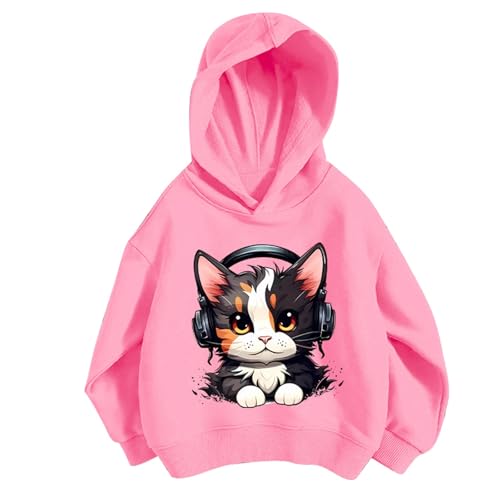 Generisch Kinder Hoodie Mit Niedlich Karikatur Katze Drucken...