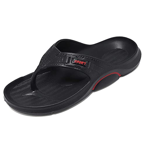Summer Men's Casual Beach Flip Flops, Bathroom Anti-Slip Flip Flops.