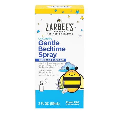 Image of Zarbee's Gentle Bedtime Kids Sleep Spray, Chamomile & Lavender Room Spray Helps Create a Calming Atmosphere to Prepare for Sleep, 2oz